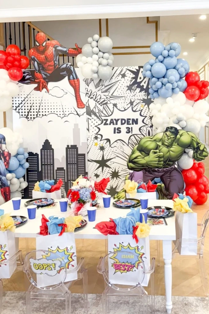Kids Table Setup