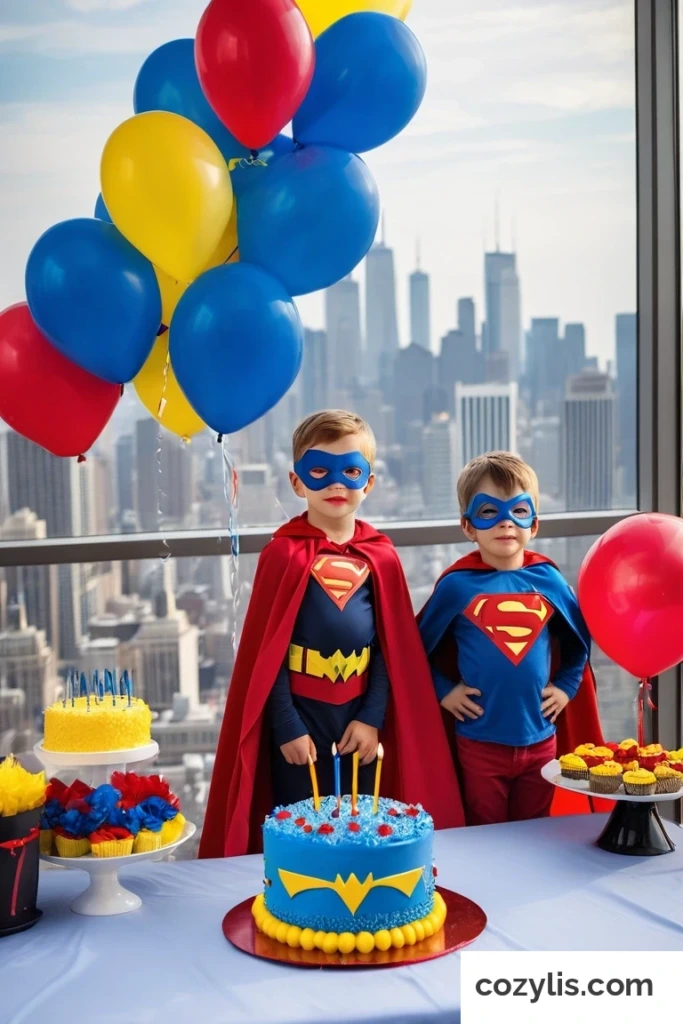 Superhero Birthday Party Ideas - 24 Superhero Birthday Party Ideas