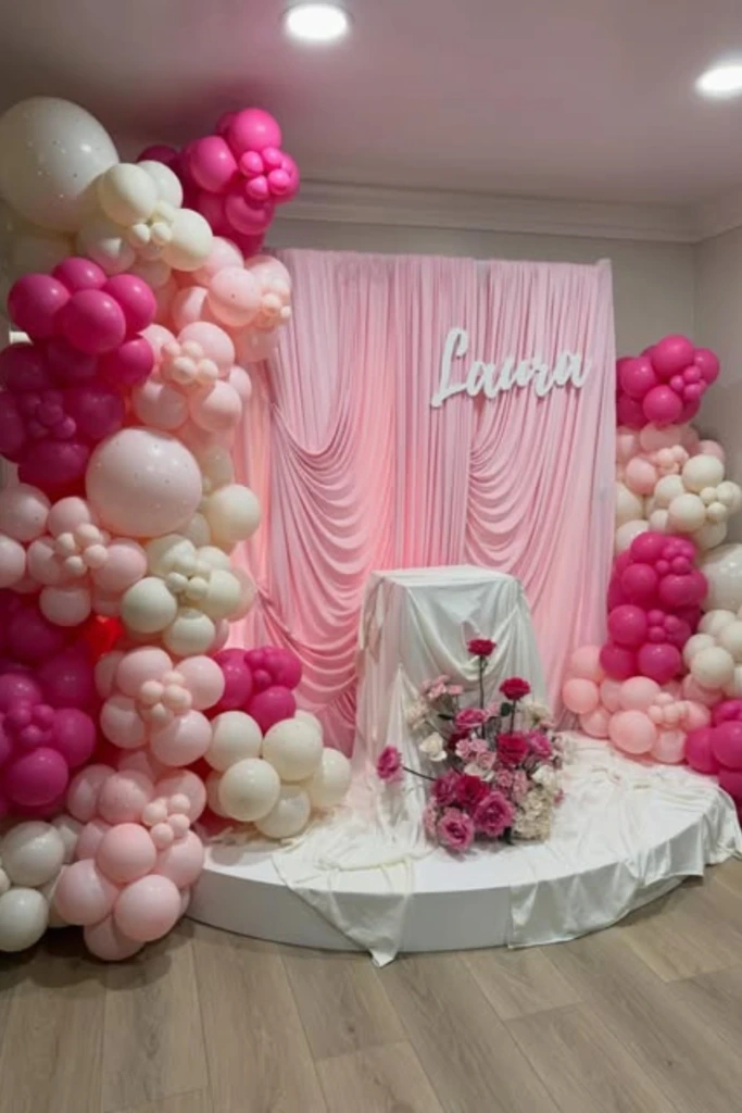 Draped Pink