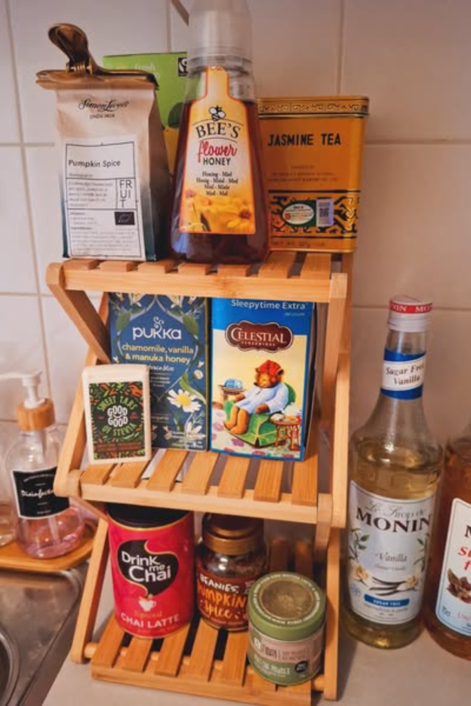 Wall-Mounted Tea Rack