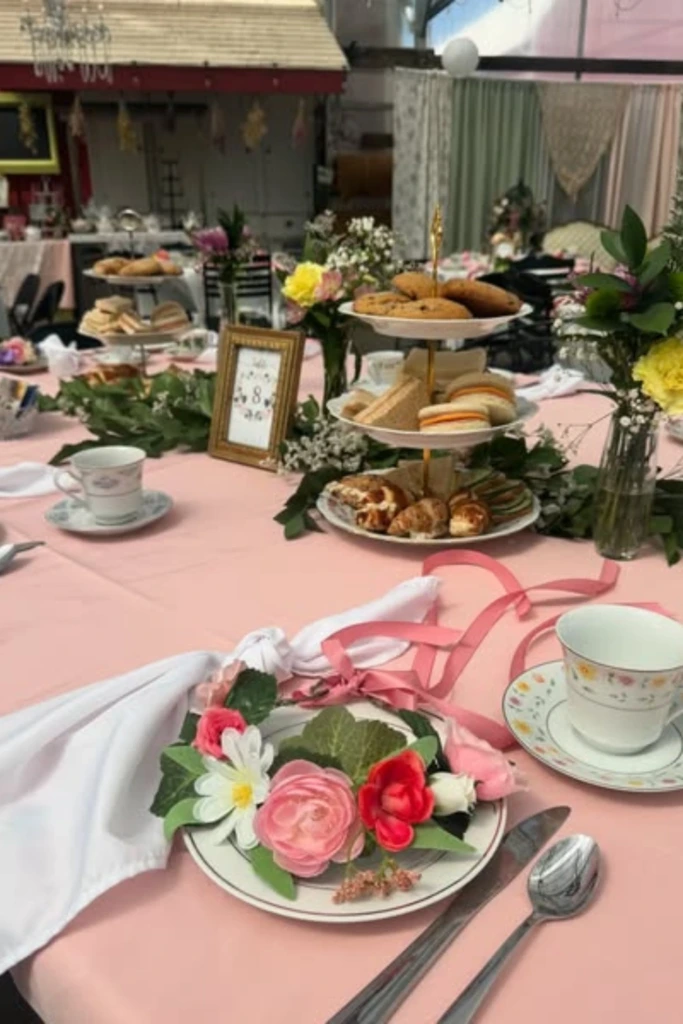 Classic Floral Table Setting