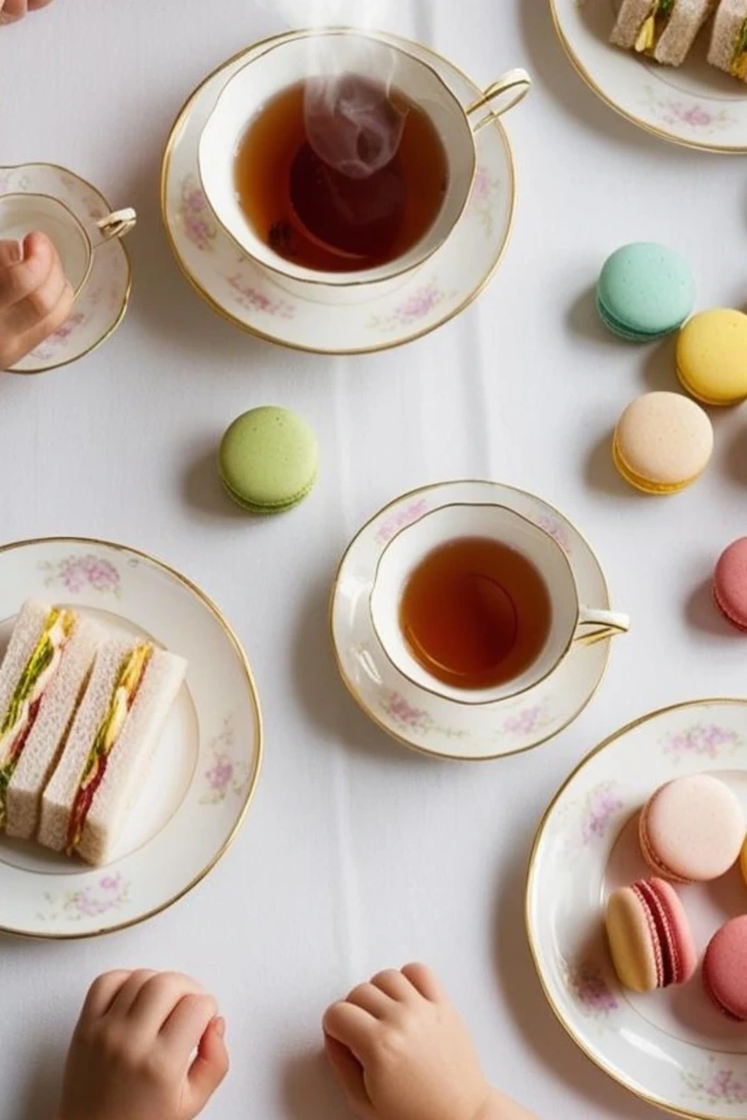 Whimsical Kids' Tea Moment