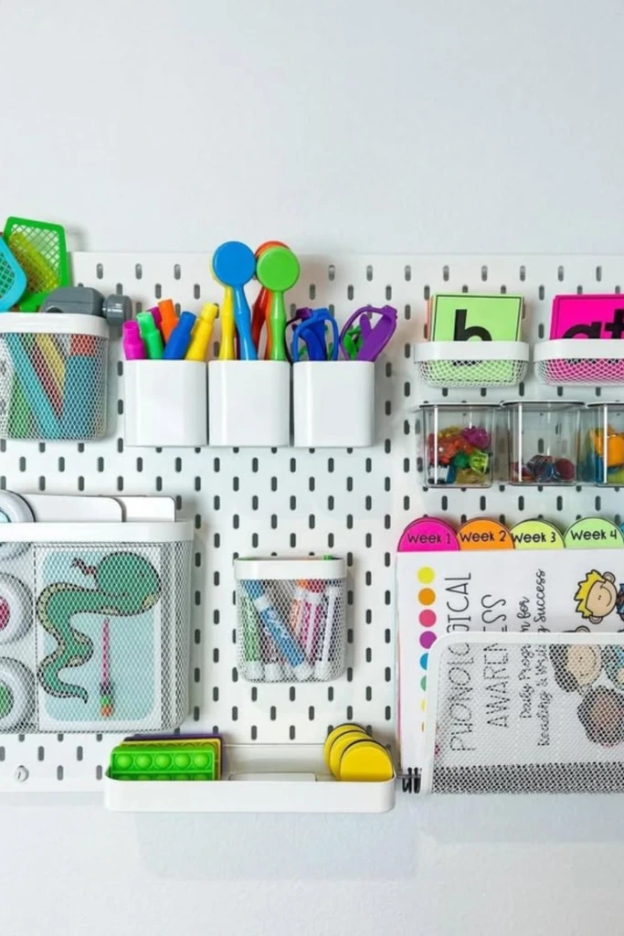 Pegboard Supply Wall