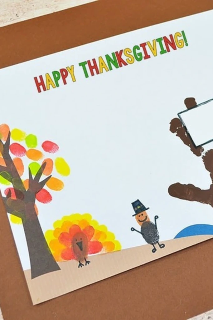 Thanksgiving Handprint Art