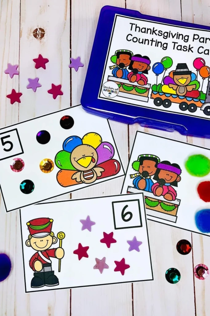 Thanksgiving Counting Game Station