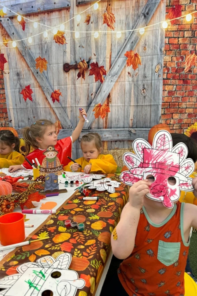 Mask Coloring Station