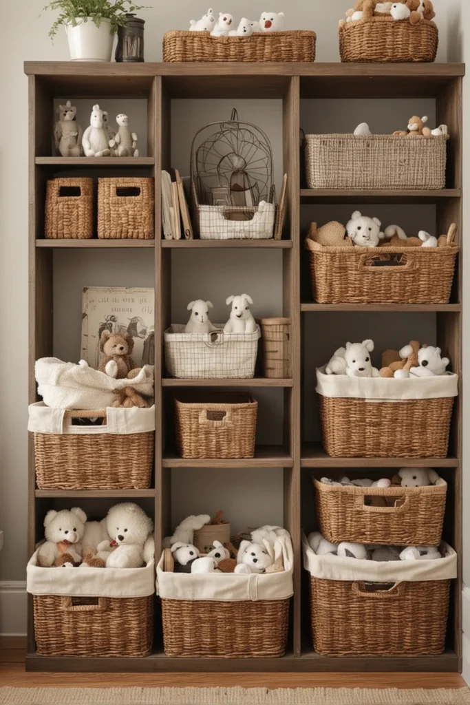 Farmhouse Baskets and Bins