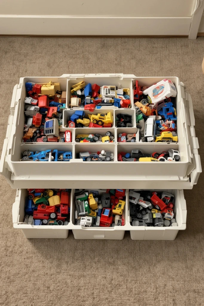 Low Bins for Toys
