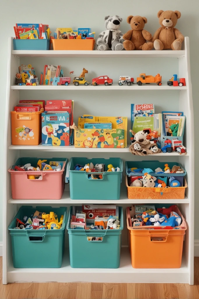 Colorful Toy Storage