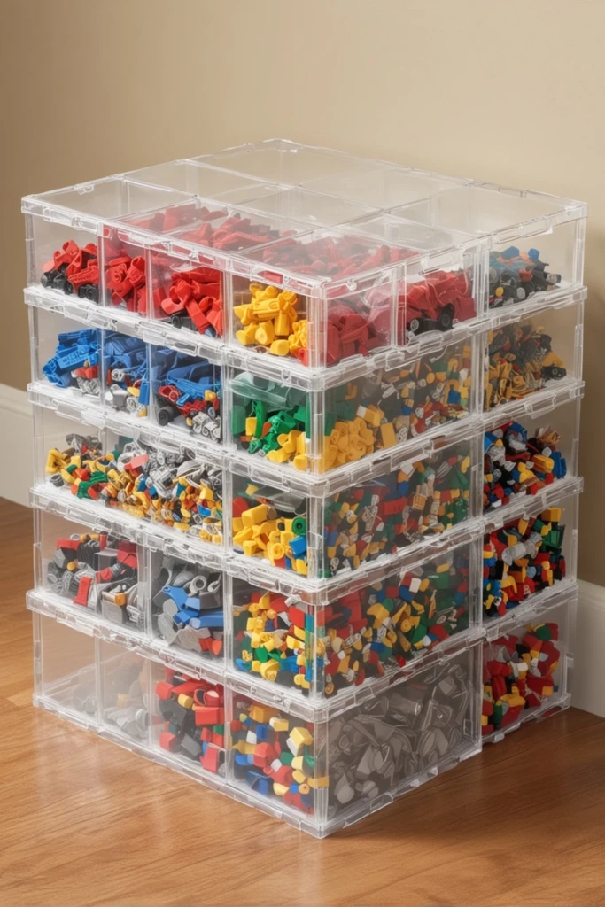 Clear Lego Storage