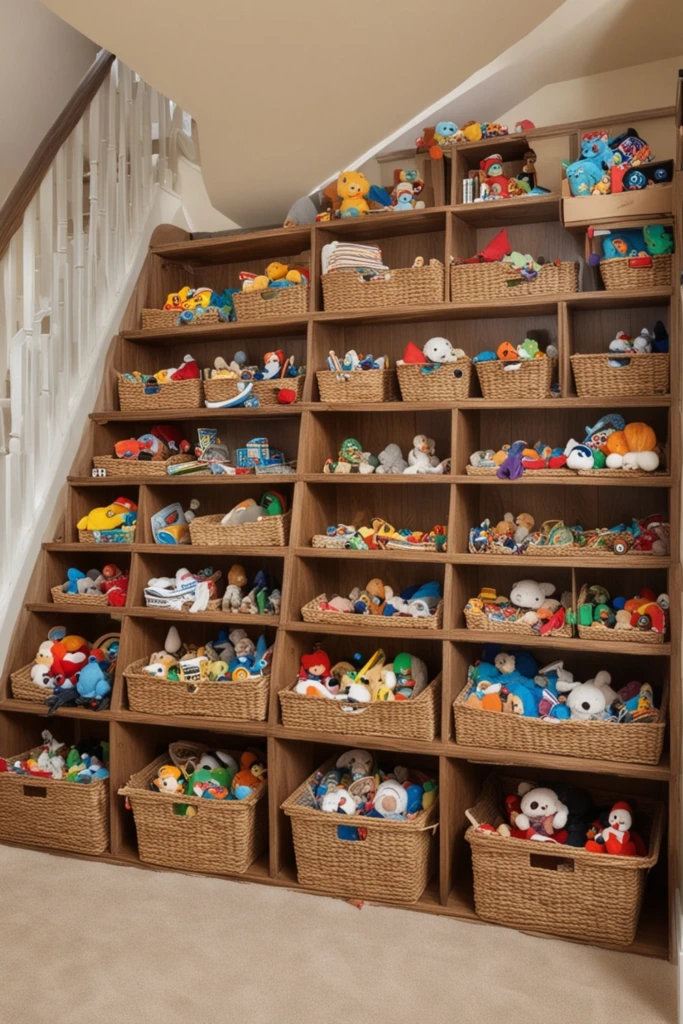 Under-Stairs Toy Storage
