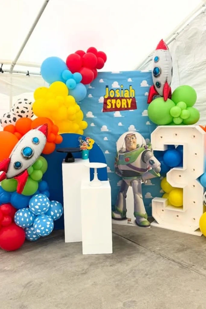 Buzz Lightyear Rocket Backdrop