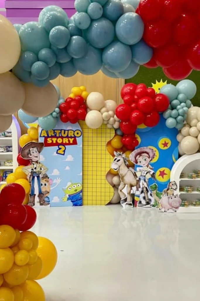 Indoor Toy Story Balloon Archway