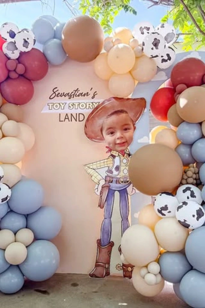 Personalized Cowboy Cut-Out Backdrop
