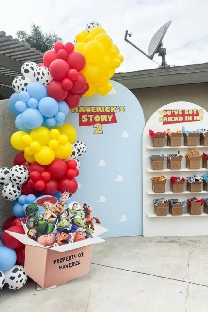 Toy Donation Box & Favor Wall
