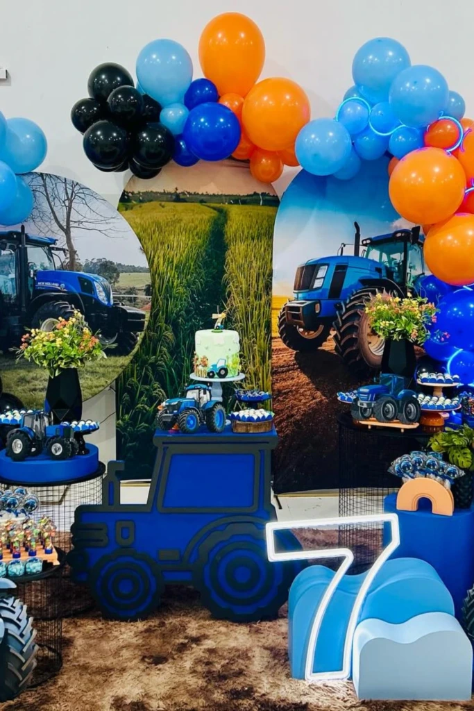 Blue Tractor Theme