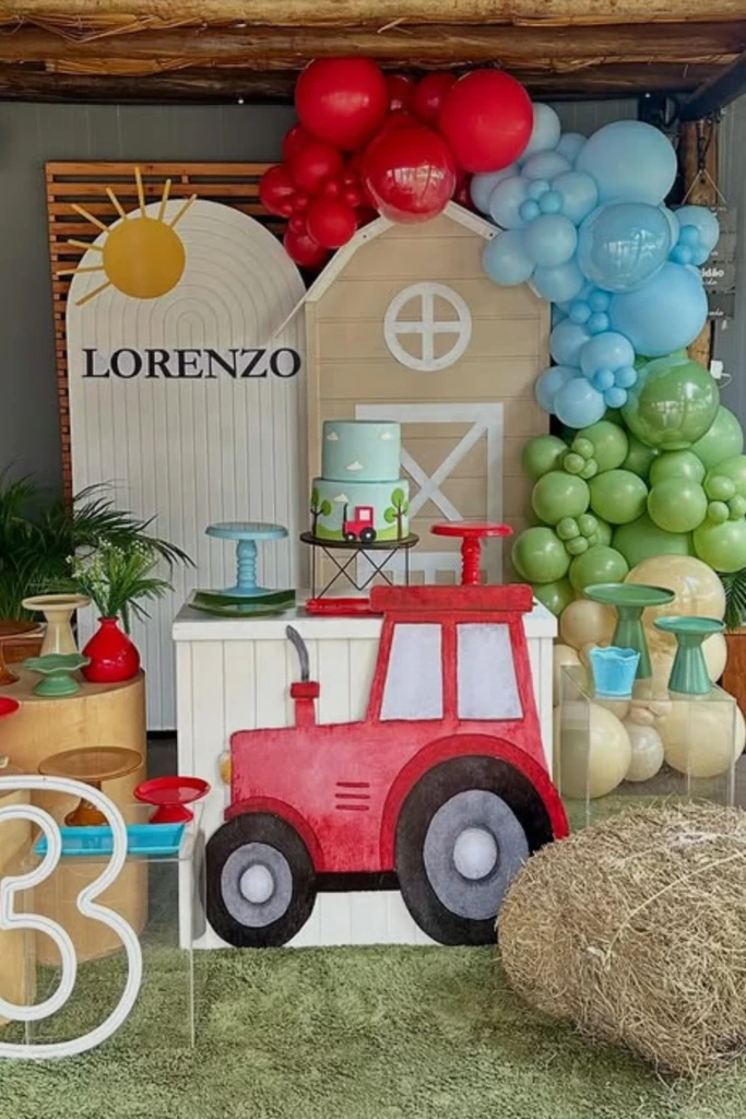 Rustic Tractor Charm