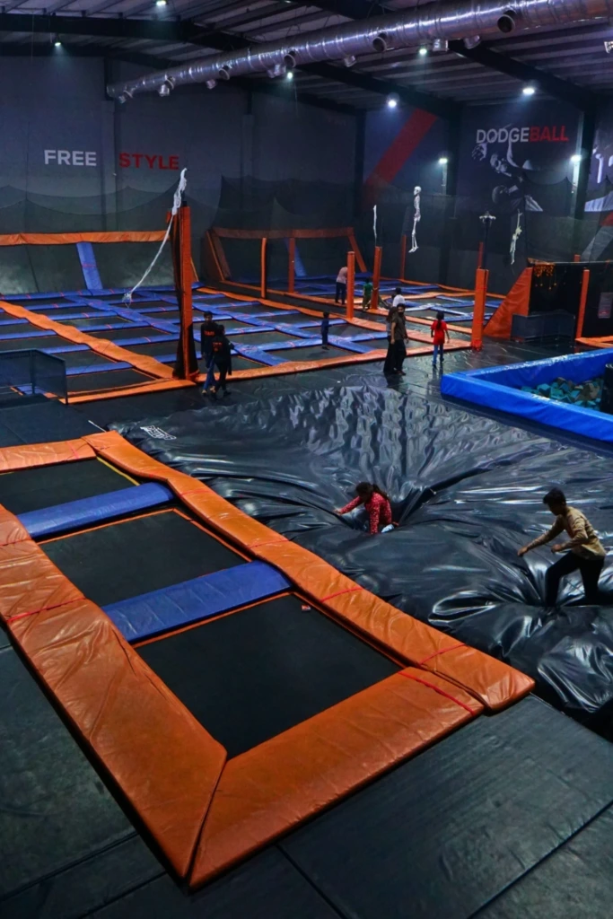 Trampoline Dodge Zone