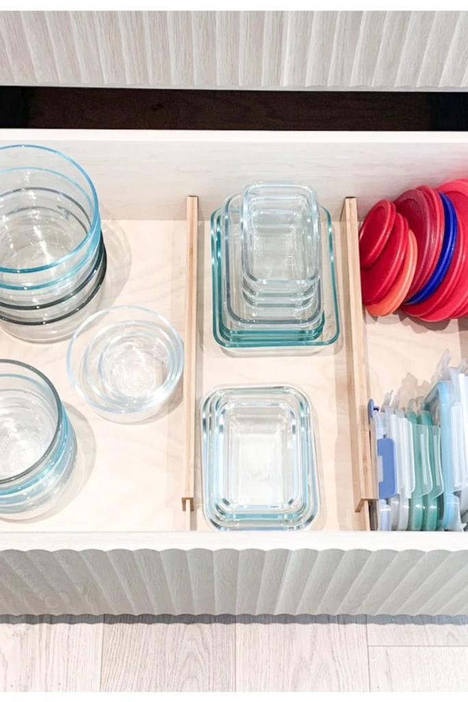Lids Stored Upright