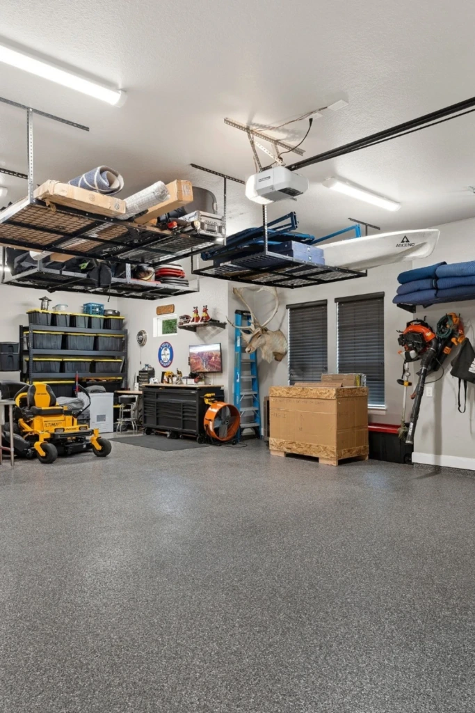Install Ceiling Racks for Seasonal Gear