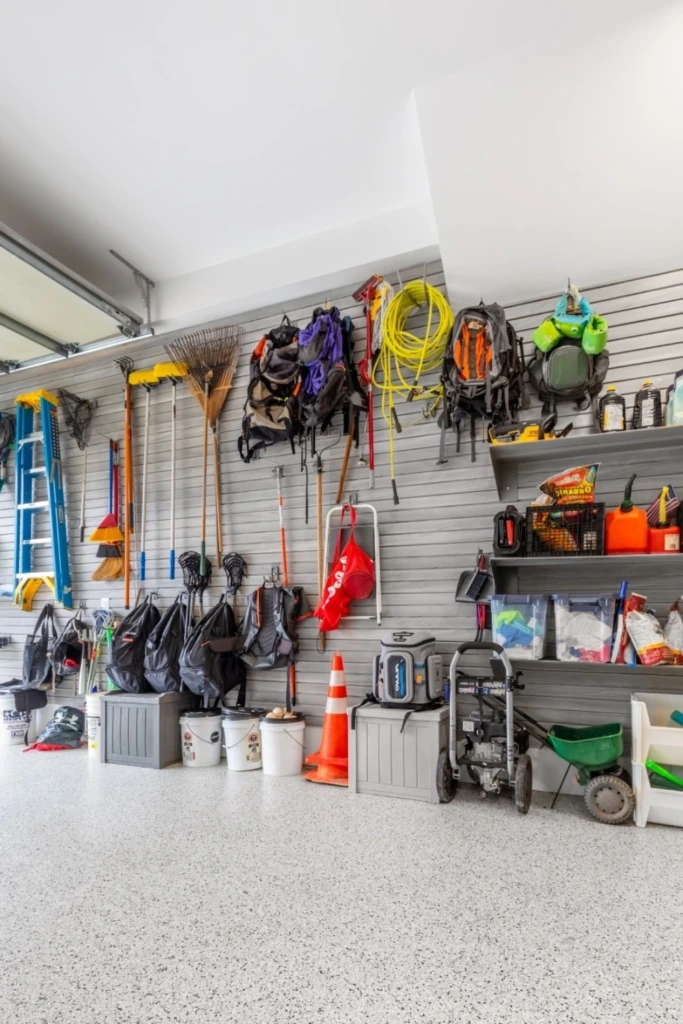Use Slatwall for Yard Tools and Gear