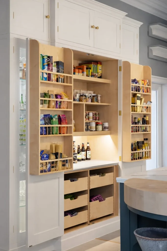 Wall Pantry Fold-Out