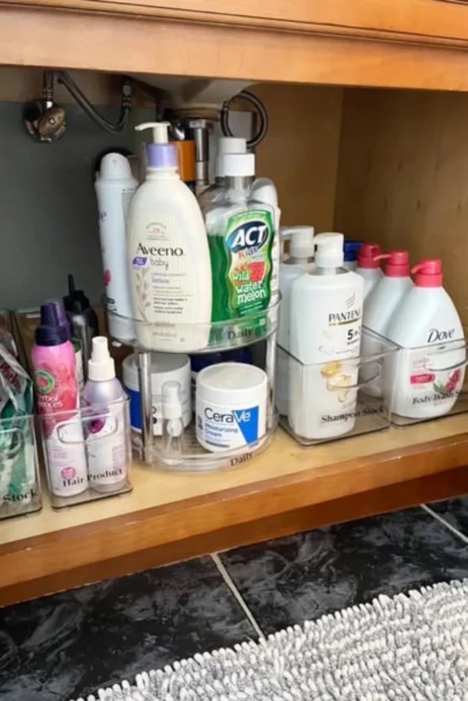Bathroom Turntable Storage