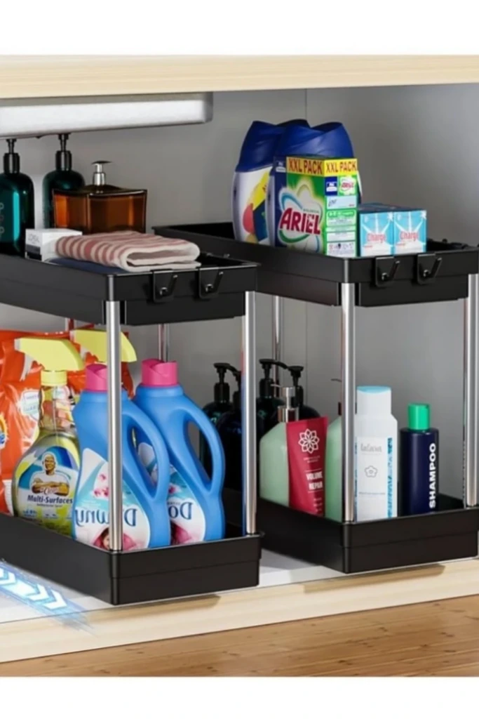 Pull-Out Sliding Baskets for Heavy Bottles