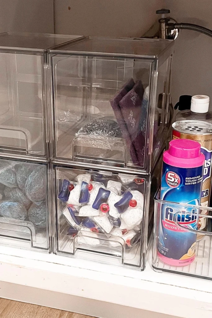 Modular Clear Drawer Stack