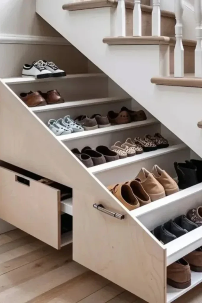 Tiered Shoe Storage