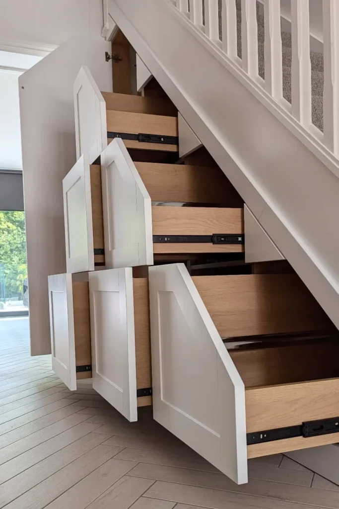 Staggered Drawer Storage