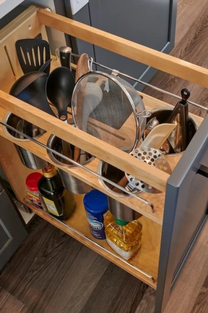 Upright Canister Storage