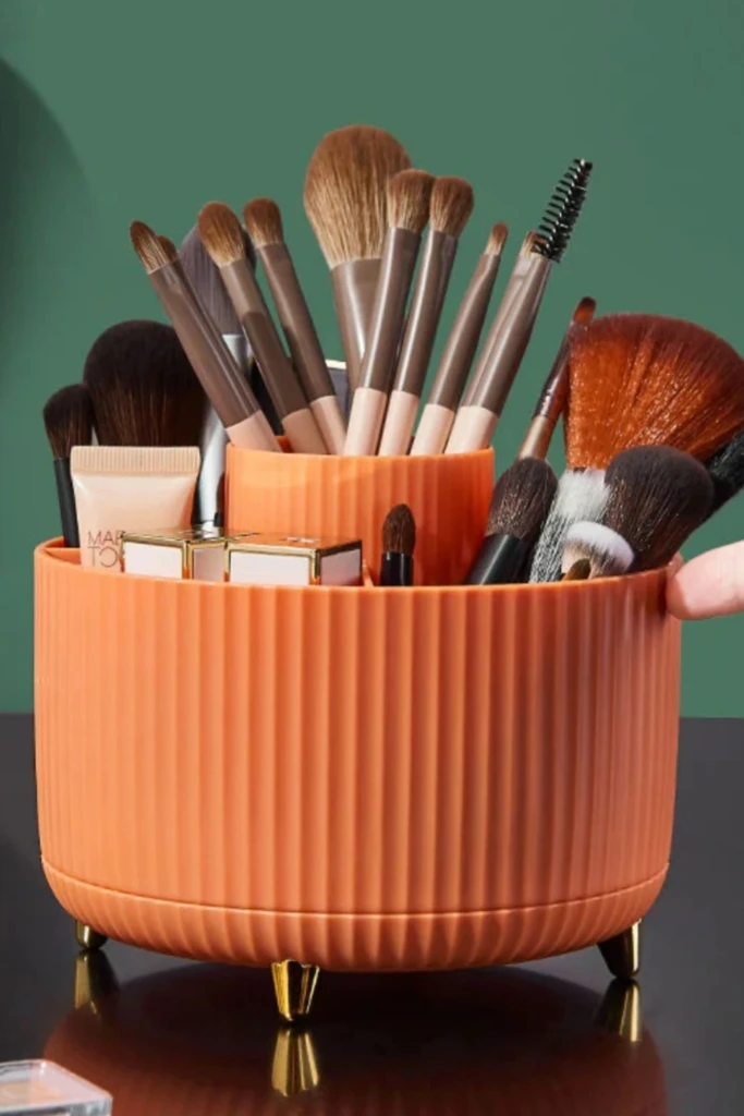 Rotating Brush Holder Organizer