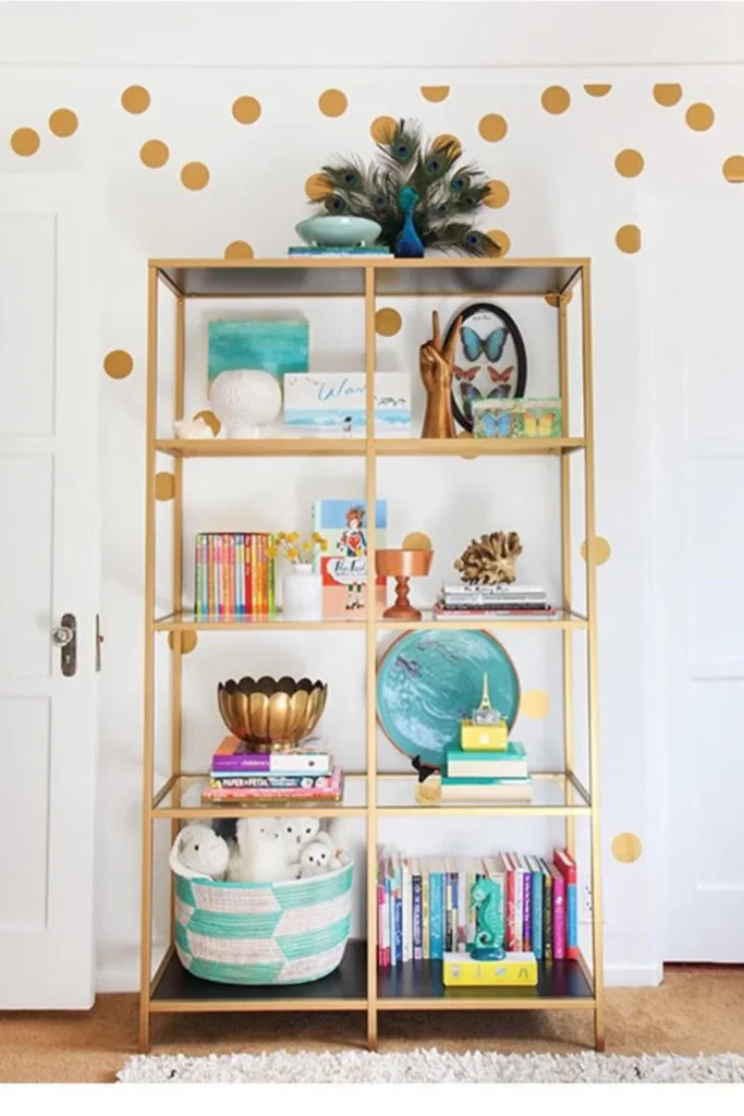 Tall Open Shelving