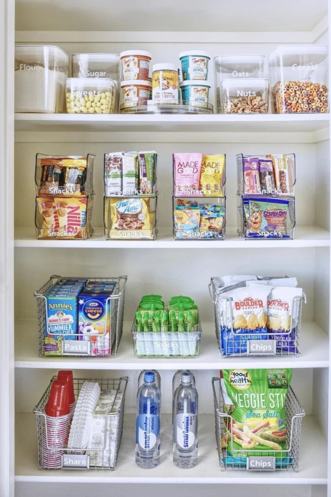 Pantry Shelf Zones