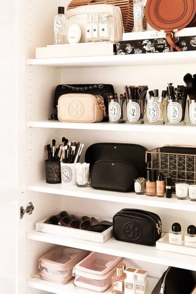 Vanity Shelf Stacking