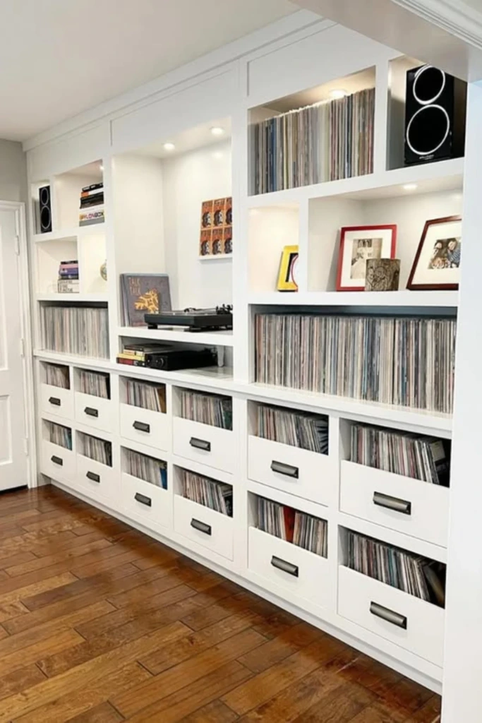 Built-In Vinyl Wall
