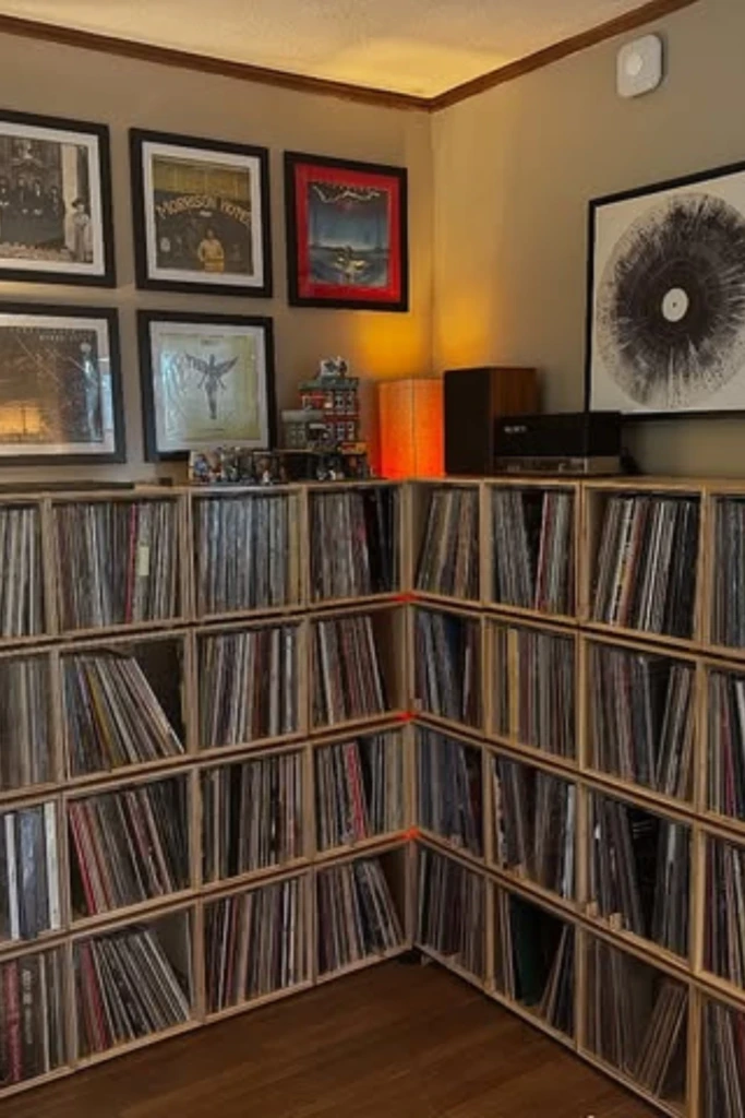 Corner Vinyl Library