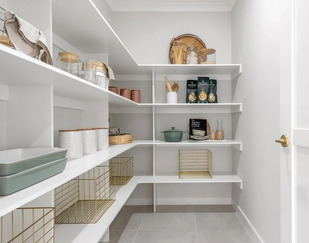 1. Modern Pantry Styling