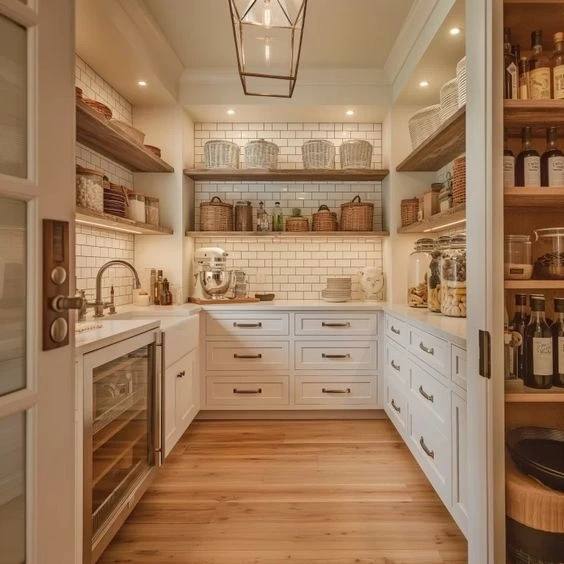 3. Farmhouse Pantry Style