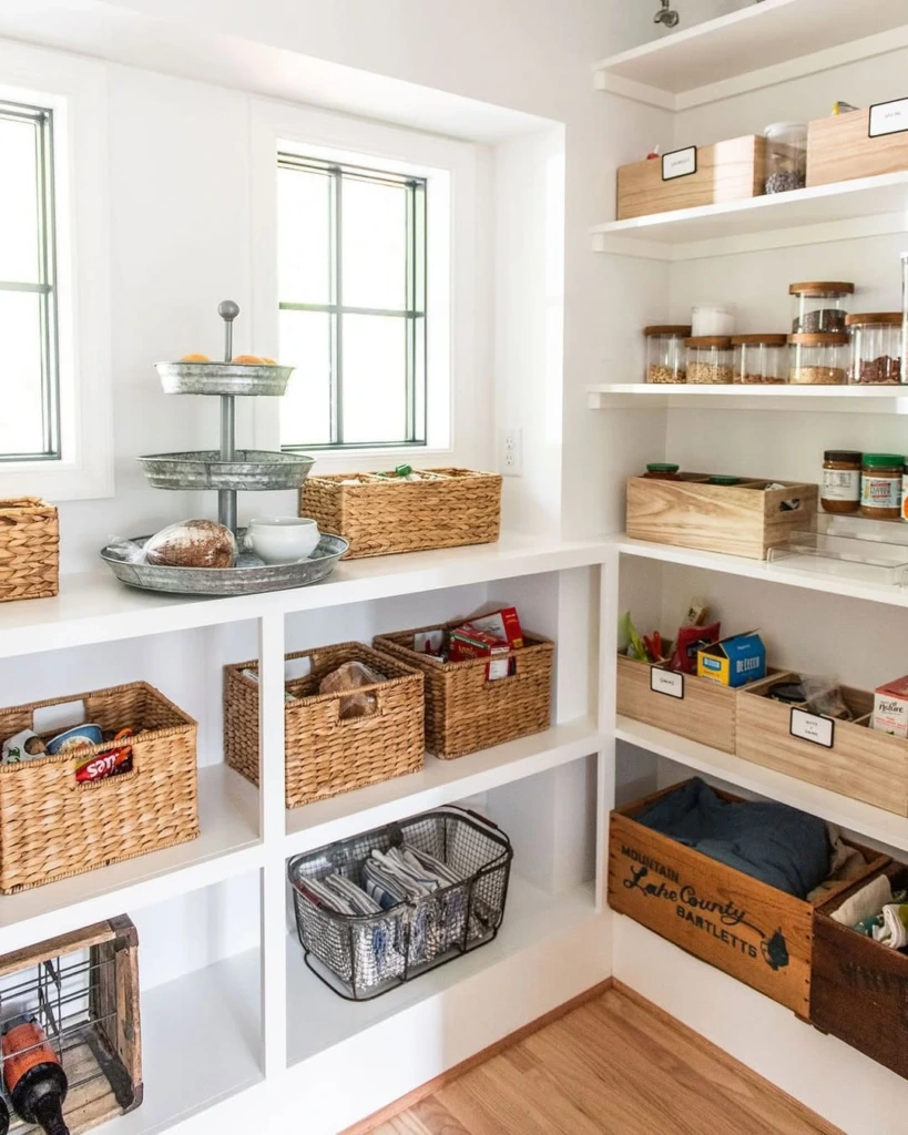 7. Bright Pantry Corner