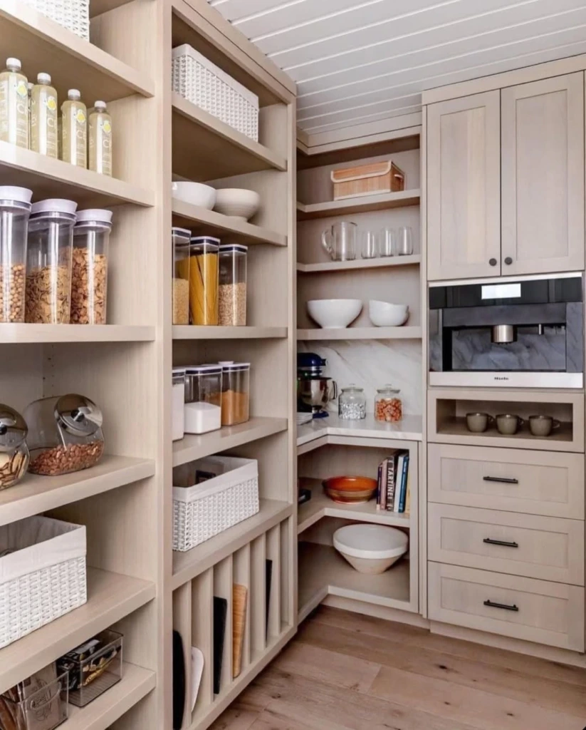 17. Light Wood Pantry