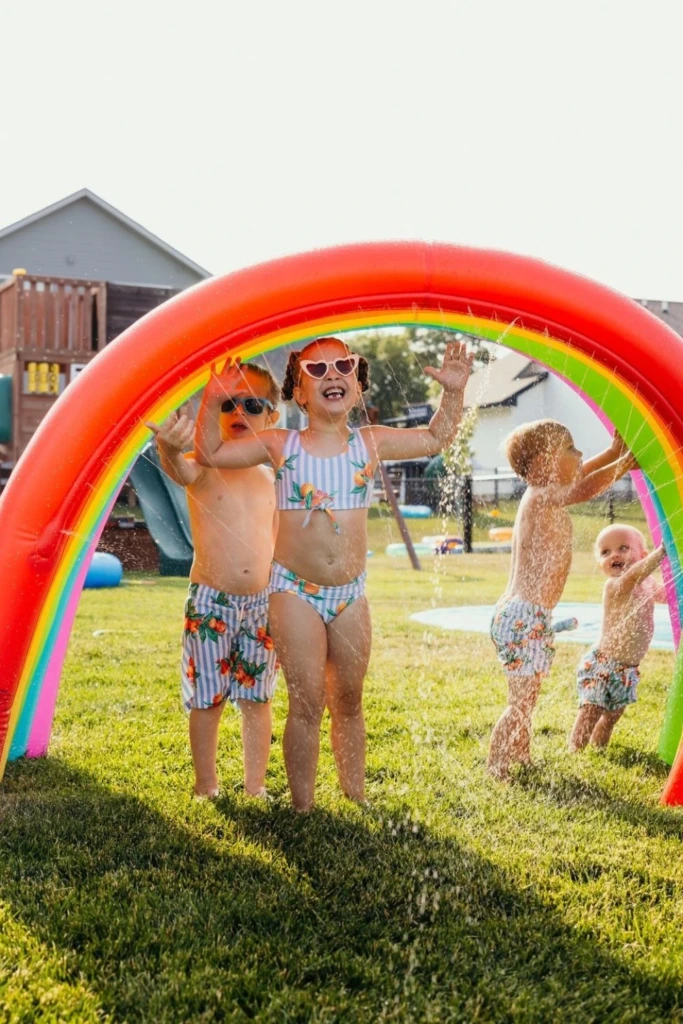 4. Giant Rainbow Sprinkler
