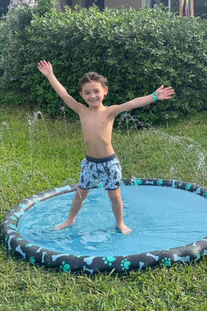 7. Backyard Splash Pad