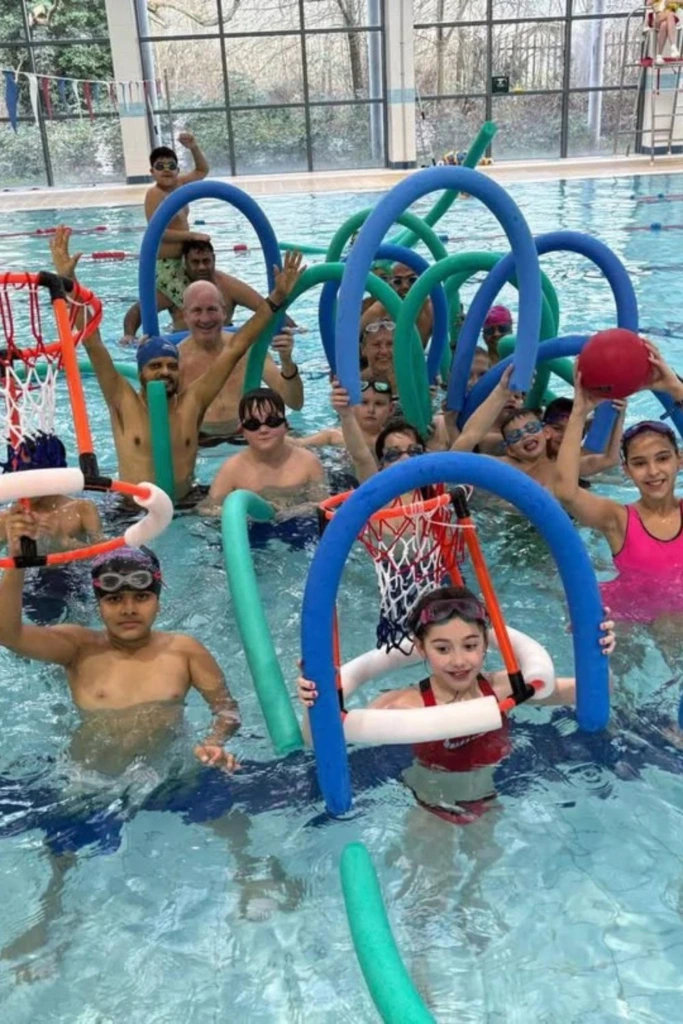 24. Pool Noodle Hoop Games