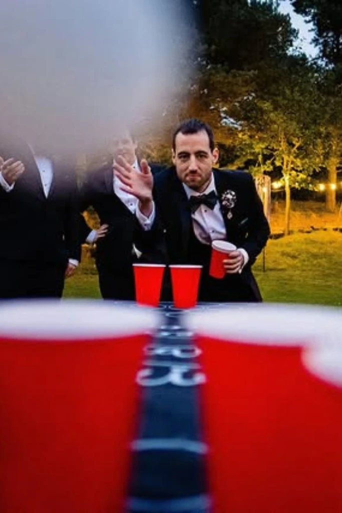 Beer Pong Wedding Game
