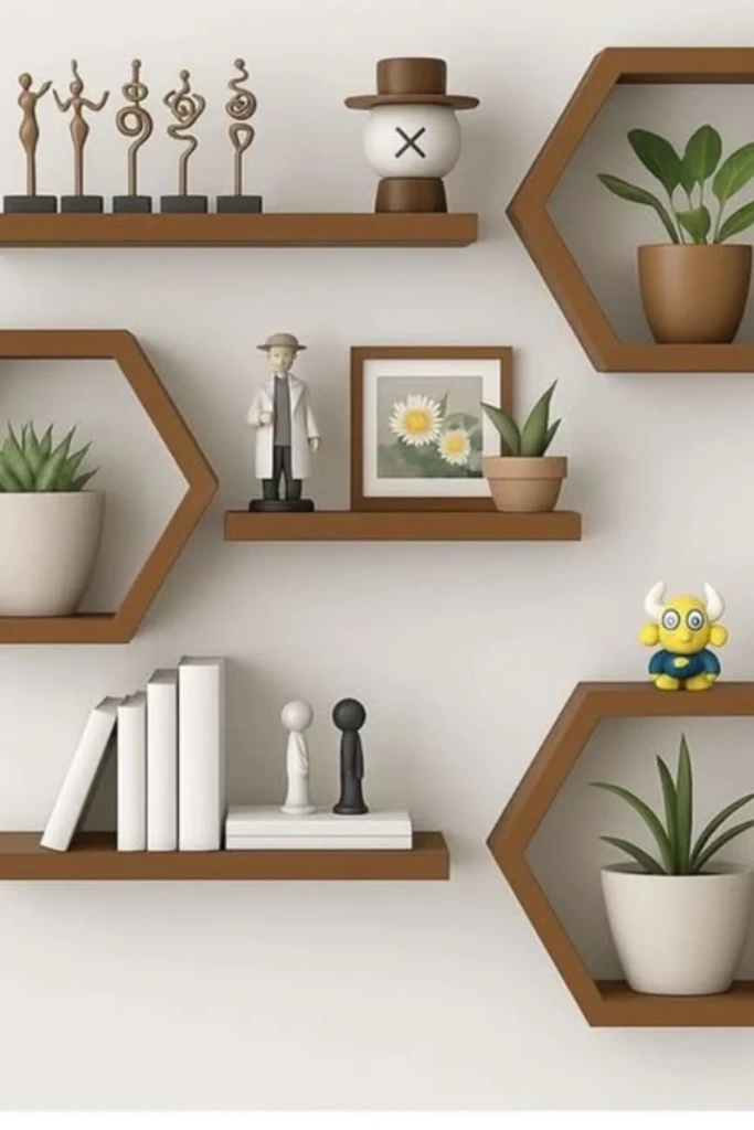 Geometric Wall Shelves