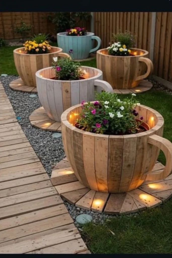 Teacup Planters
