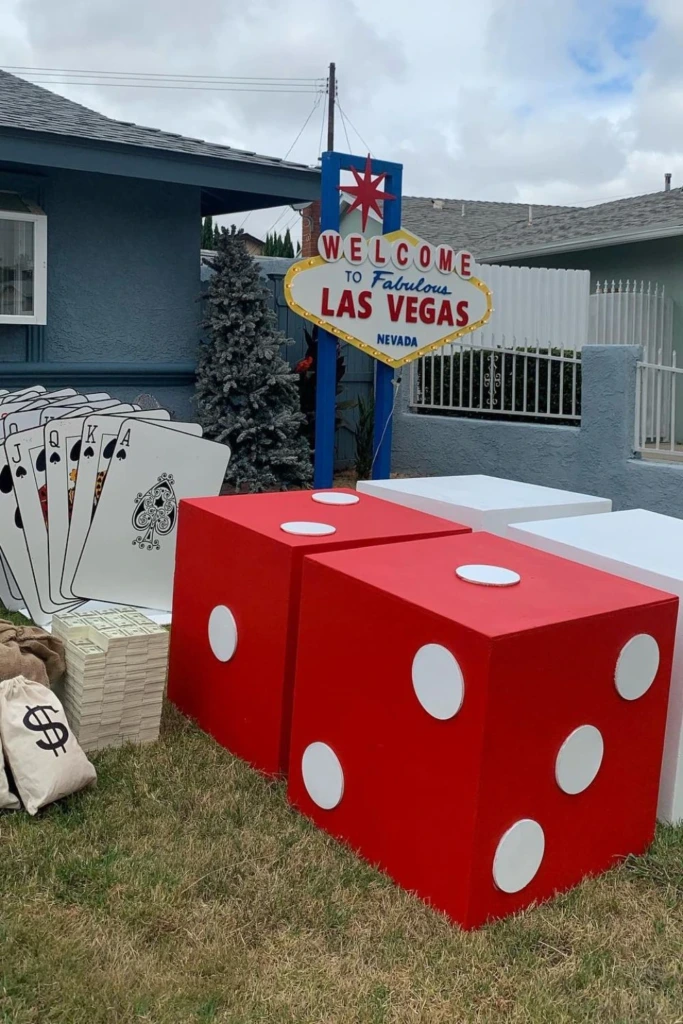 20. Backyard Casino Corner