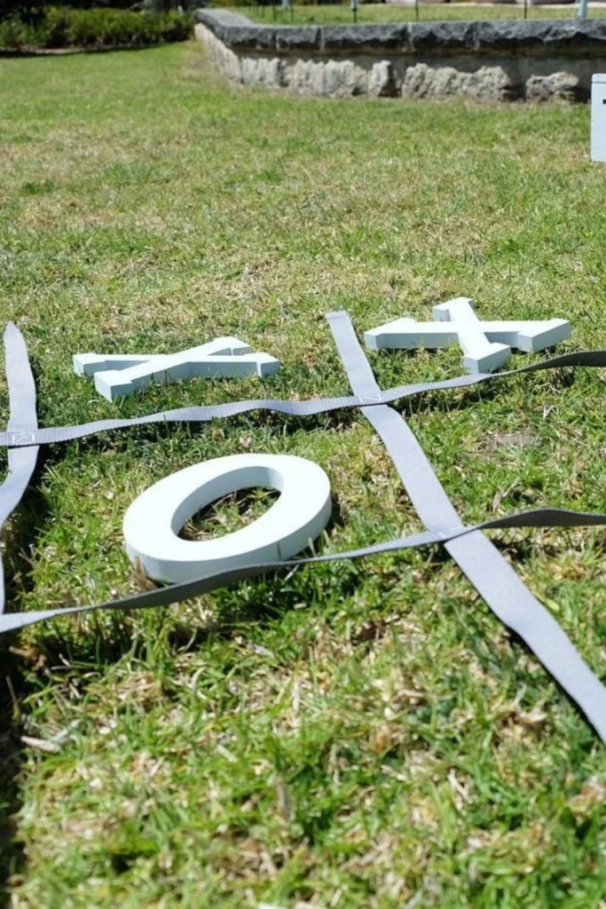 25. Giant Tic-Tac-Toe